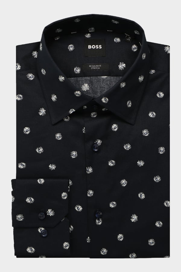 ΑΝΔΡΙΚΟ ΠΟΥΚΑΜΙΣΟ BOSS - 404 ΜΠΛΕ